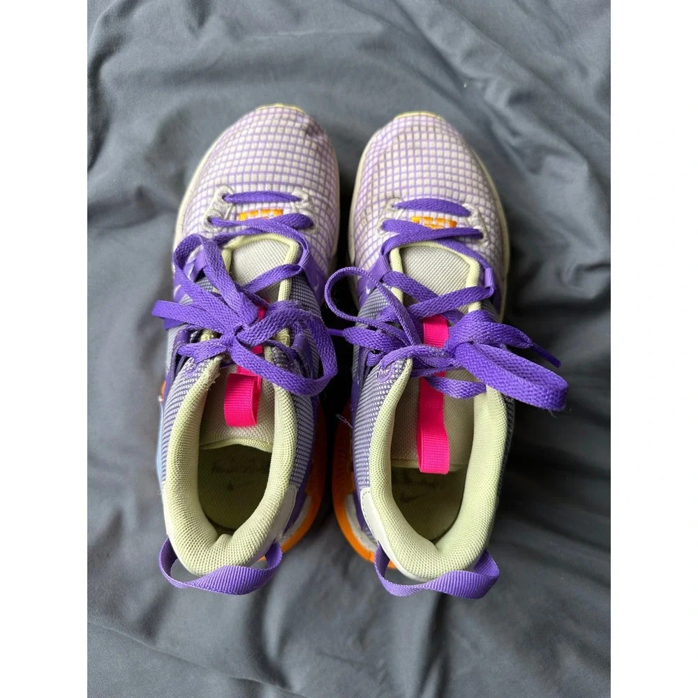 Nike LeBron 21 GS Purple Gaze Basketball Shoes DQ8650-101 Mens 5.5Y Womens 7